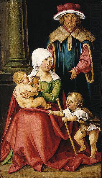 Mary Salome and Zebedee with their Sons James the Greater and John the Evangelist, Hans von Kulmbach